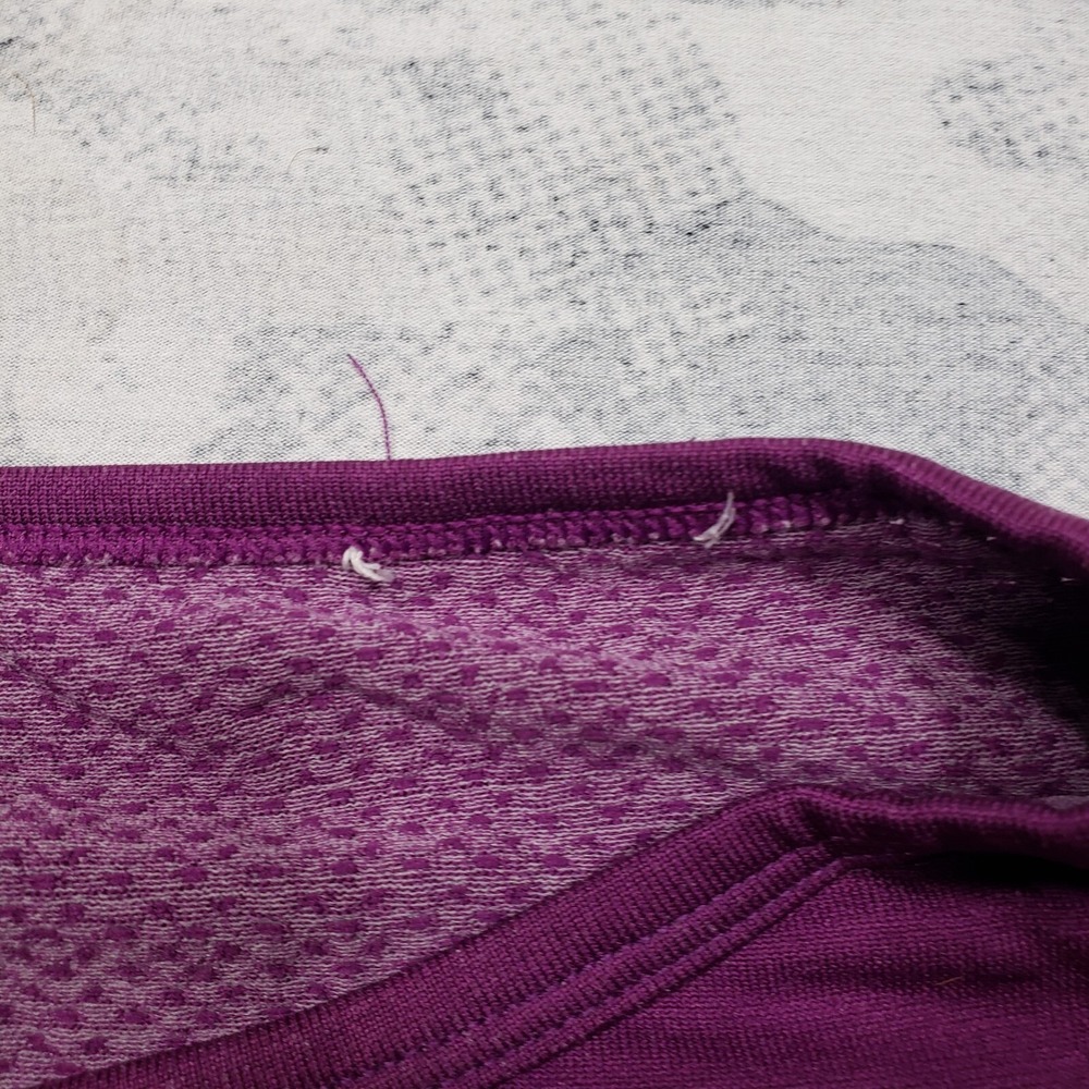 Nike Top Womens Small Purple Long Sleeve Dri-fit Active Wear Stretch - Picture 4 of 11